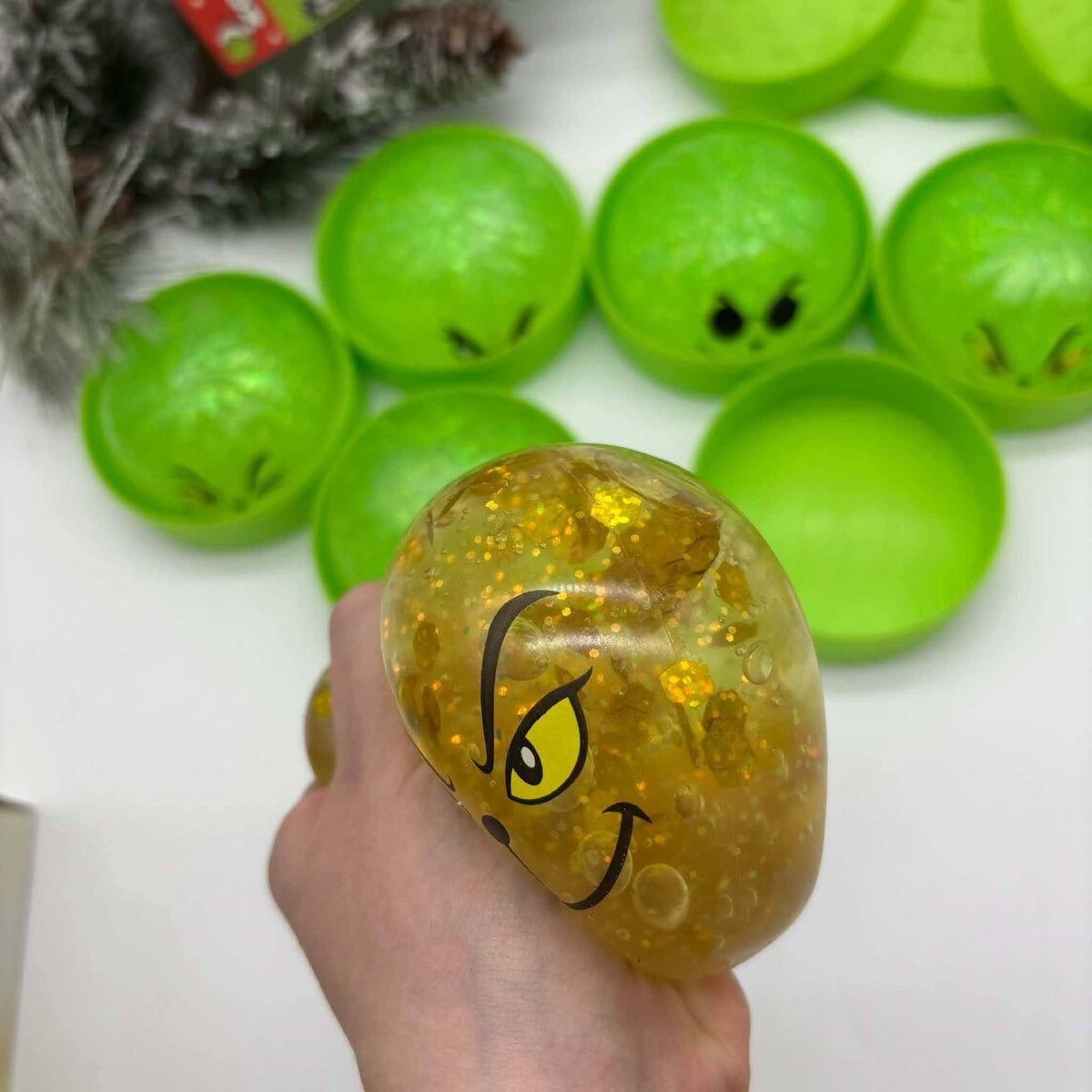 Rare gold Grinch squishy