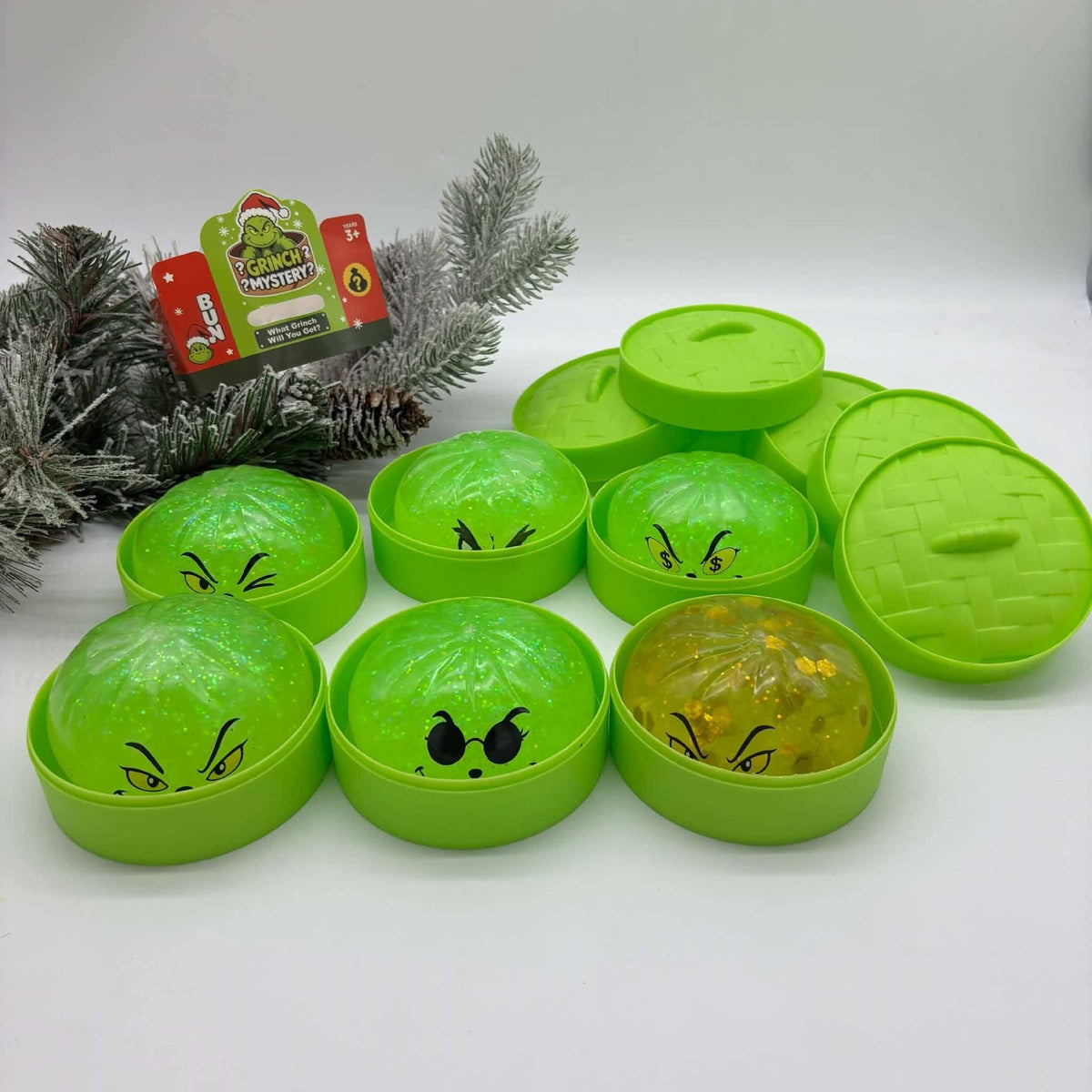 Grinch Mystery Squishy styles