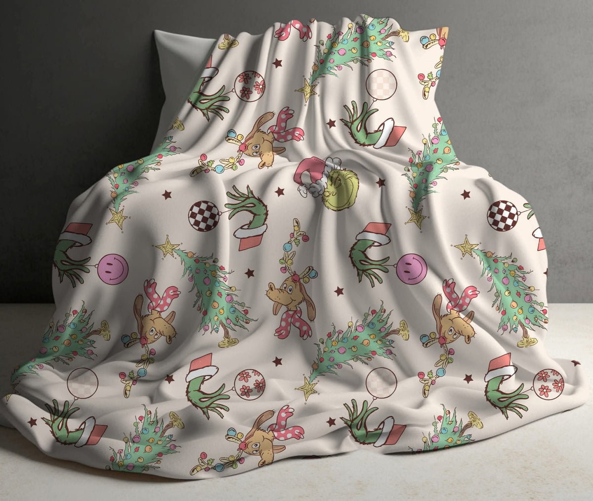 Grinch blanket