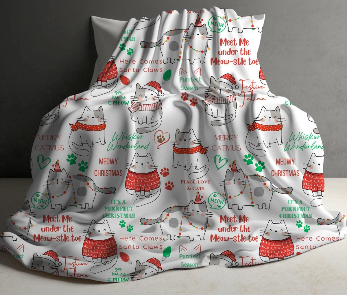 Whiskers Wonderland blanket