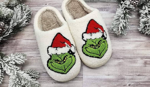 Grinch slippers product photo